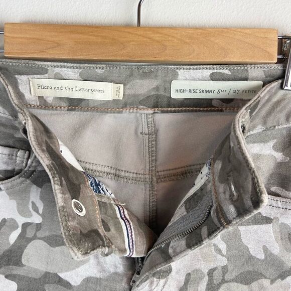 Anthropologie Pilcro High-Rise Skinny Camo Pants - Picture 8 of 8